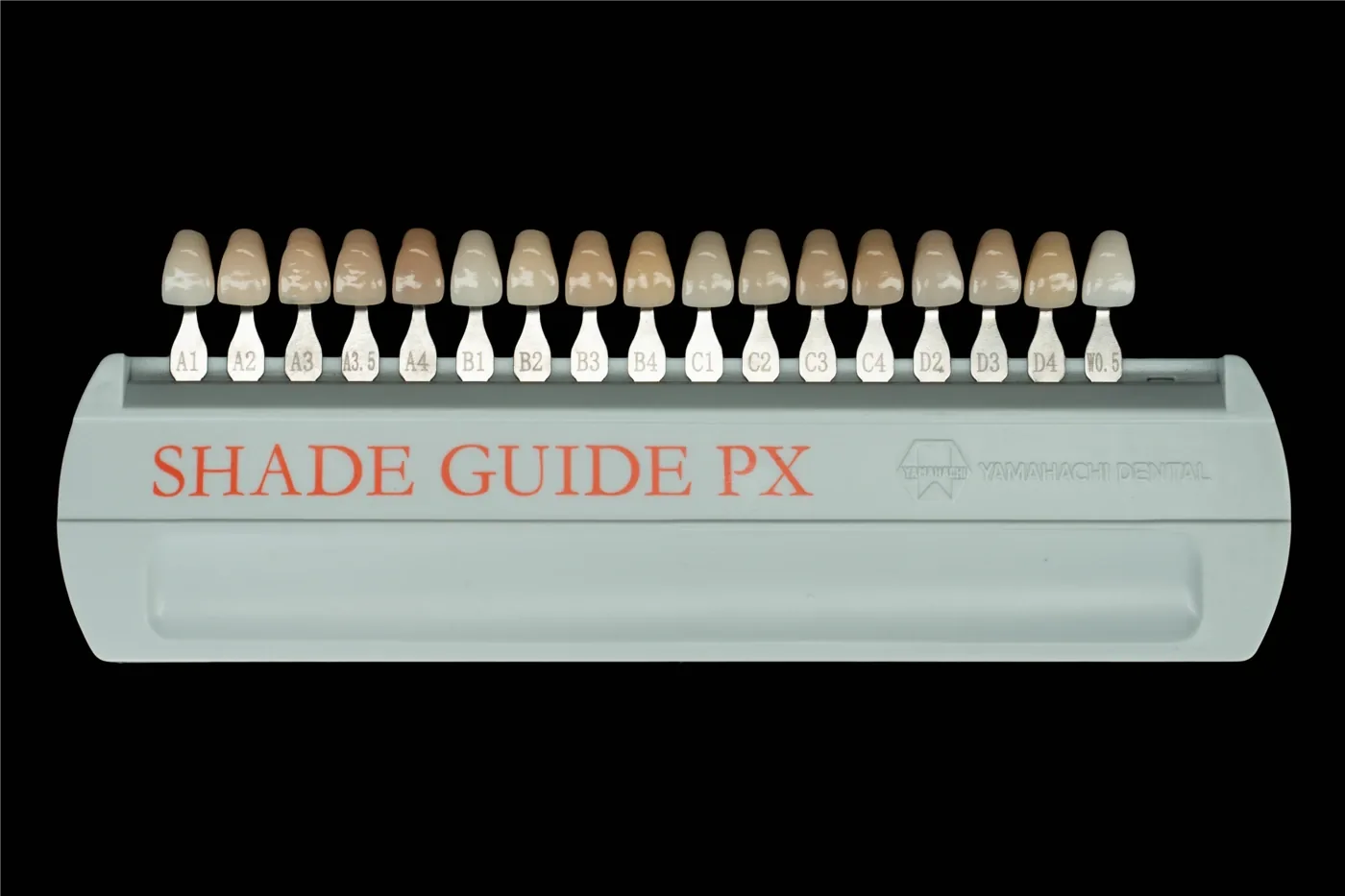 Dente Yamahachi Soluut — Escala de COR Soluut PX