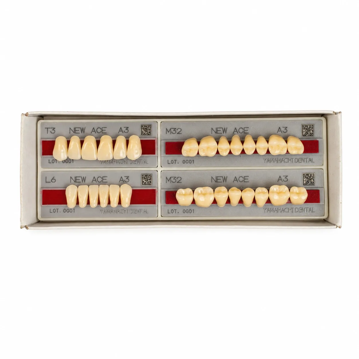 Dente Yamahachi NEW ACE — KIT 4 Placas T3