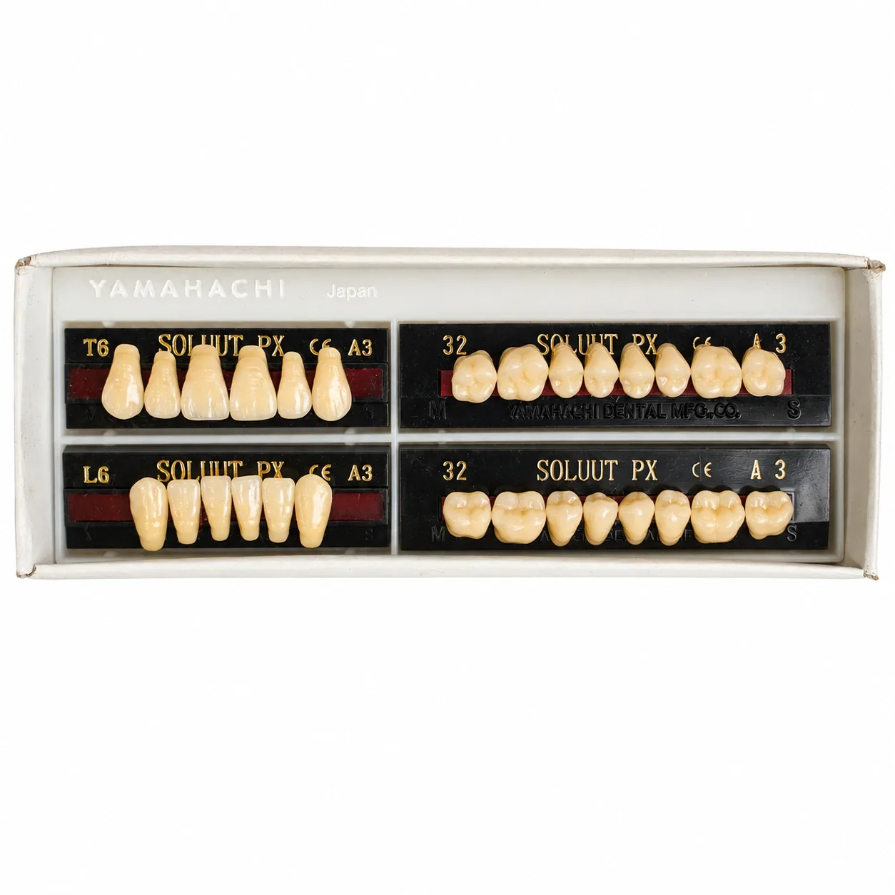 Dente Yamahachi Soluut — KIT 4 Placas T6
